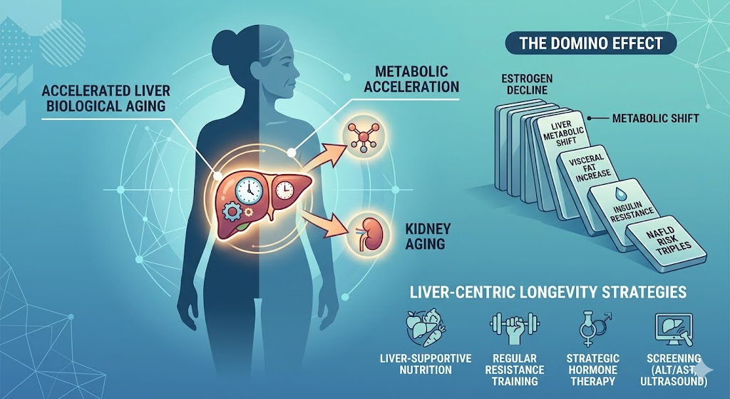 Why Menopause Is a Liver First Aging Event