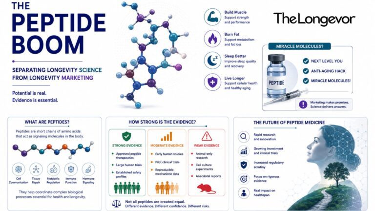 The Peptide Boom: Separating Longevity Science from Longevity Marketing