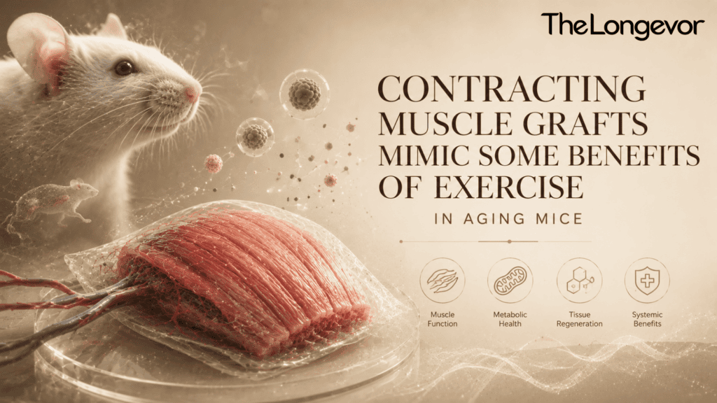 Contracting Muscle Grafts Mimic Some Benefits of Exercise in Aging Mice